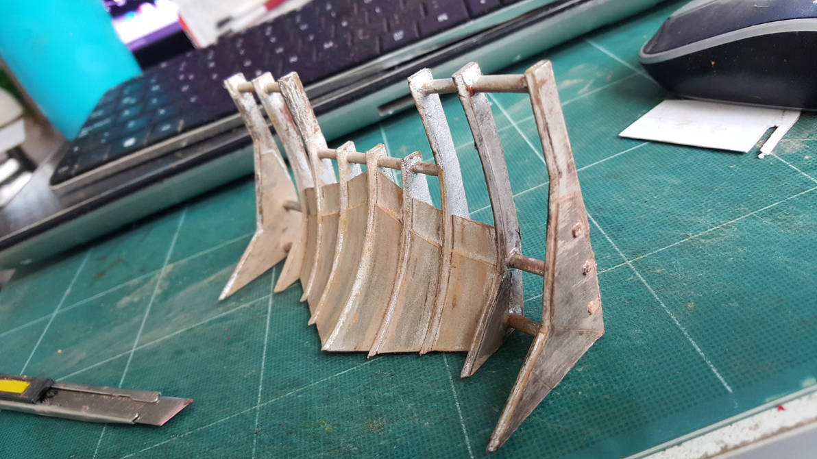 Paper Game Rig Mod War rig Papercraft WIP by Alejandr0-M on DeviantArt
