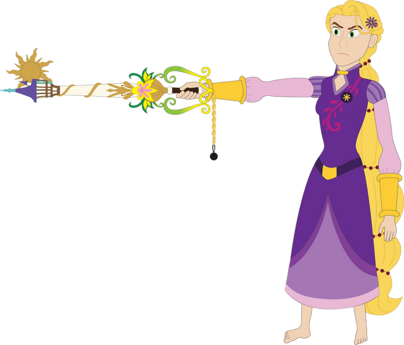 Keyblade Army - Rapunzel by WilyGryphon on DeviantArt