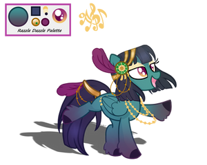 MLP OC 'Razzle Dazzle' Transparent