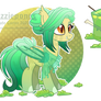 Emerald Goo - MLP OC Halloween Adopt