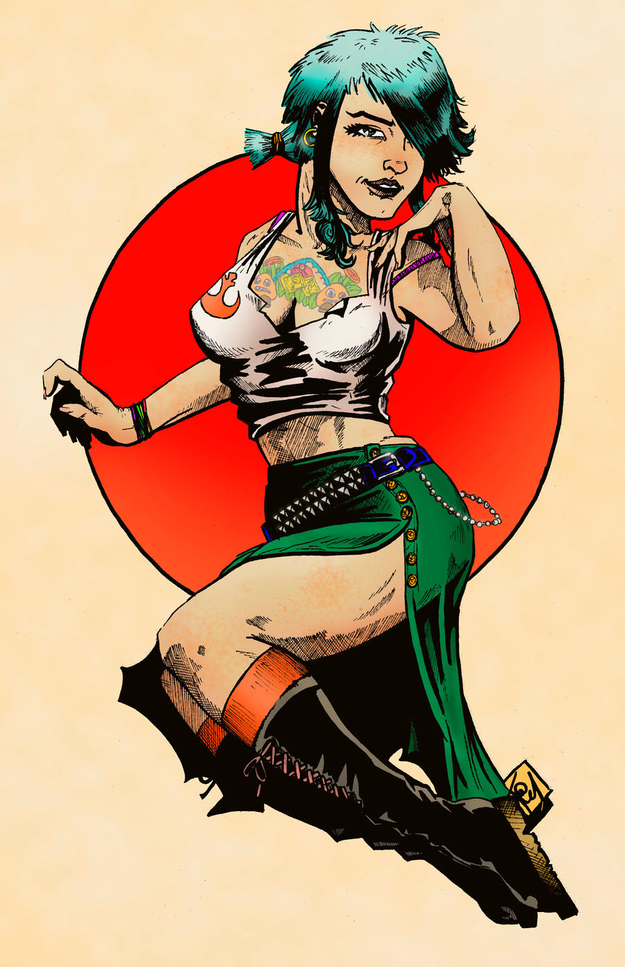 Pinup Sarah 1