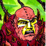 MOTU Beastman Sketch Card no1