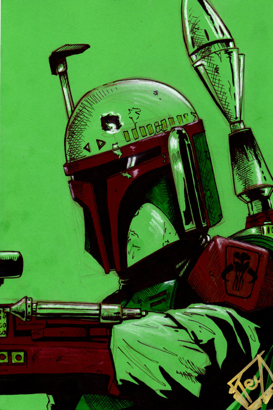 Boba Fett pre Fan Days 2012