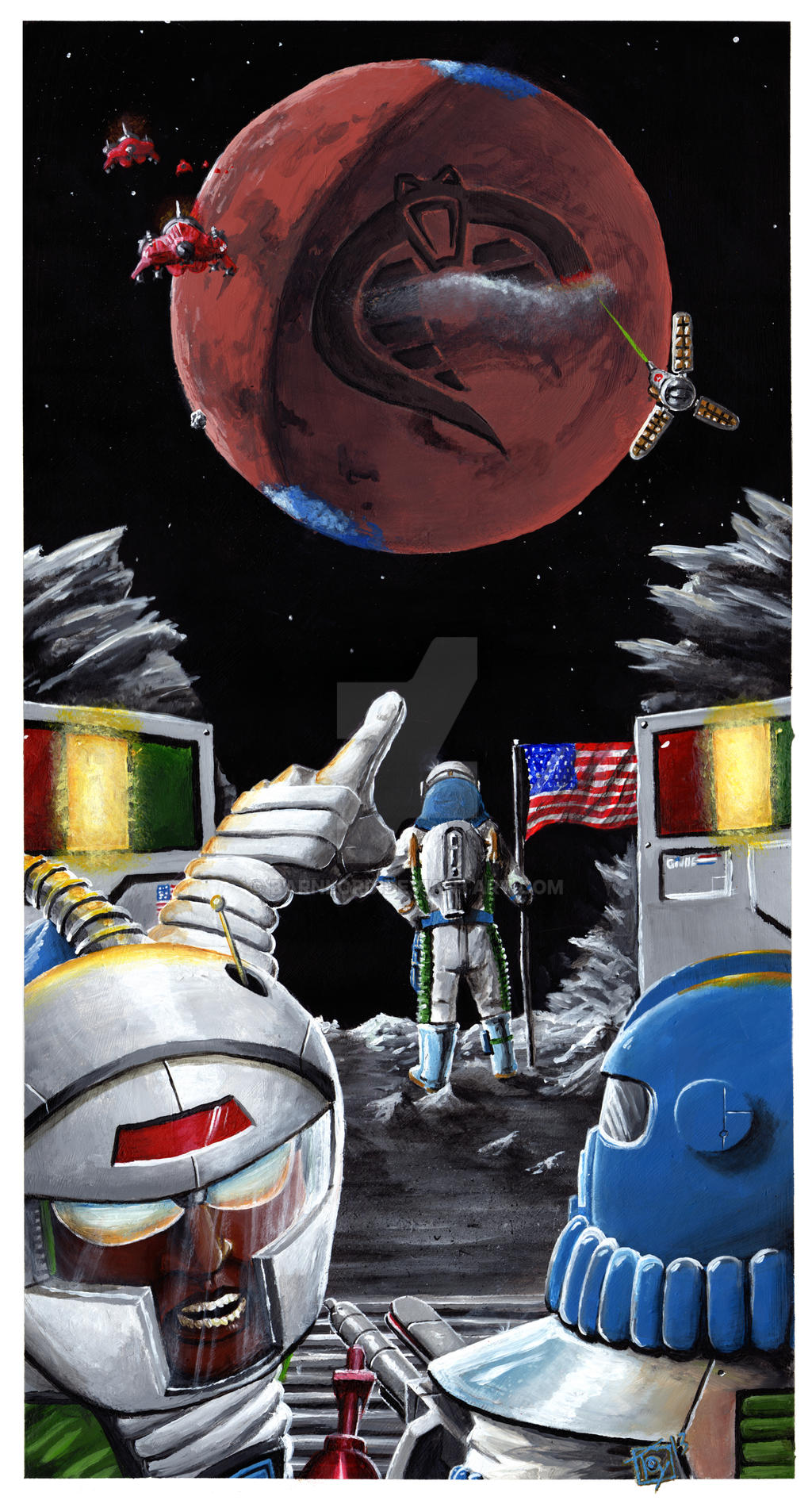 Battle for the Crimson Planet