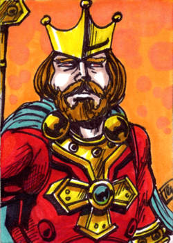 King Randor Sketch Card