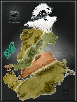 The Continent of Tellure, Boundaries