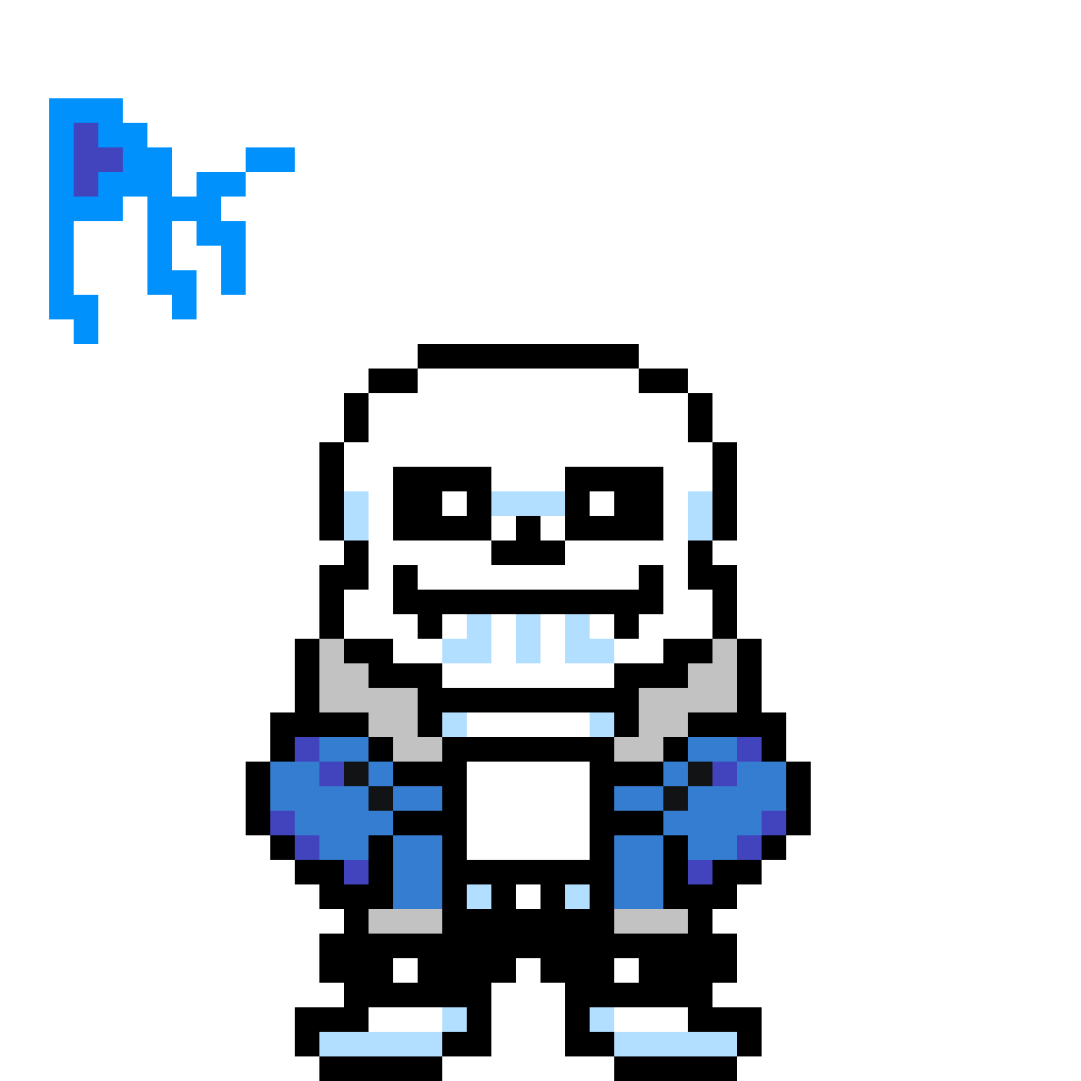 Pixilart - Promised Sans Overworld sprite remastered by RJW3009