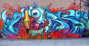 melted boi graffiti