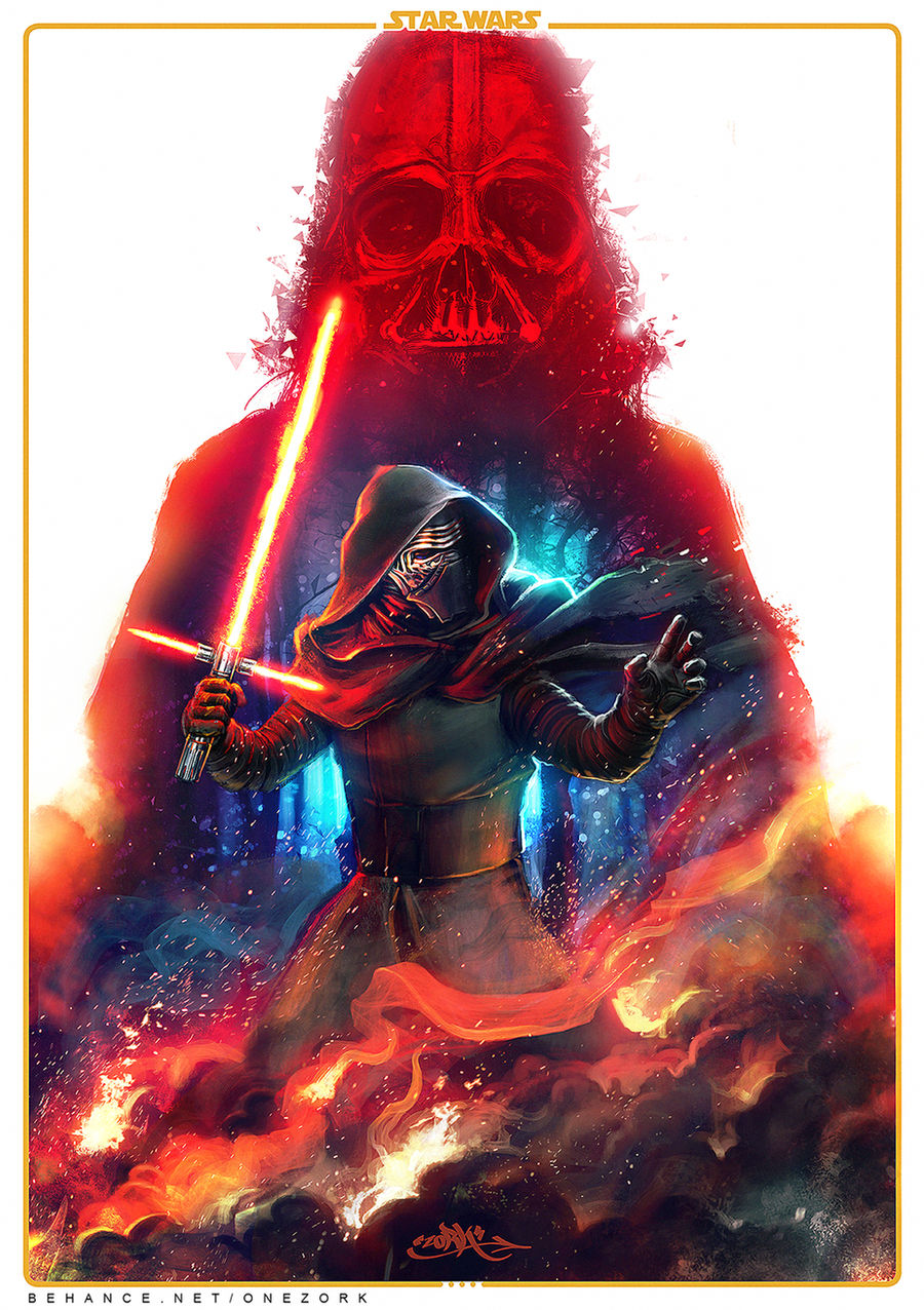 Star Wars the Force Awakens - Fanart by thezork