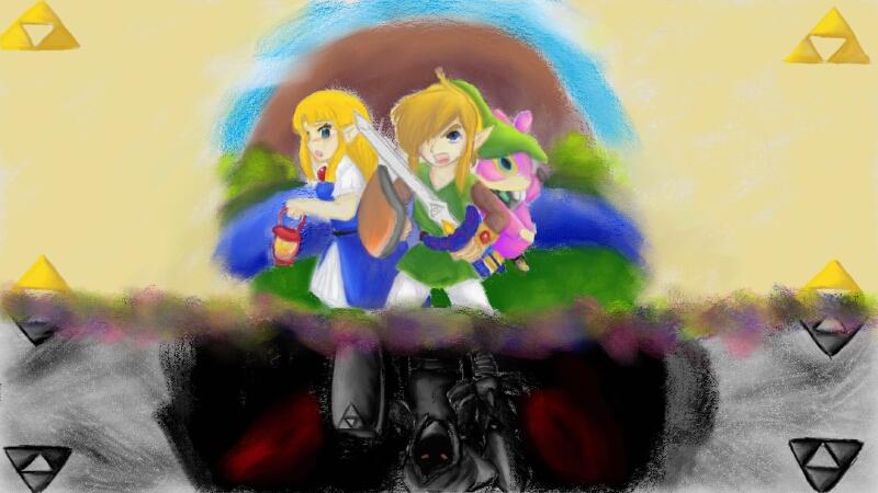 Zelda (A Link Between Worlds) by Adverse56 on DeviantArt