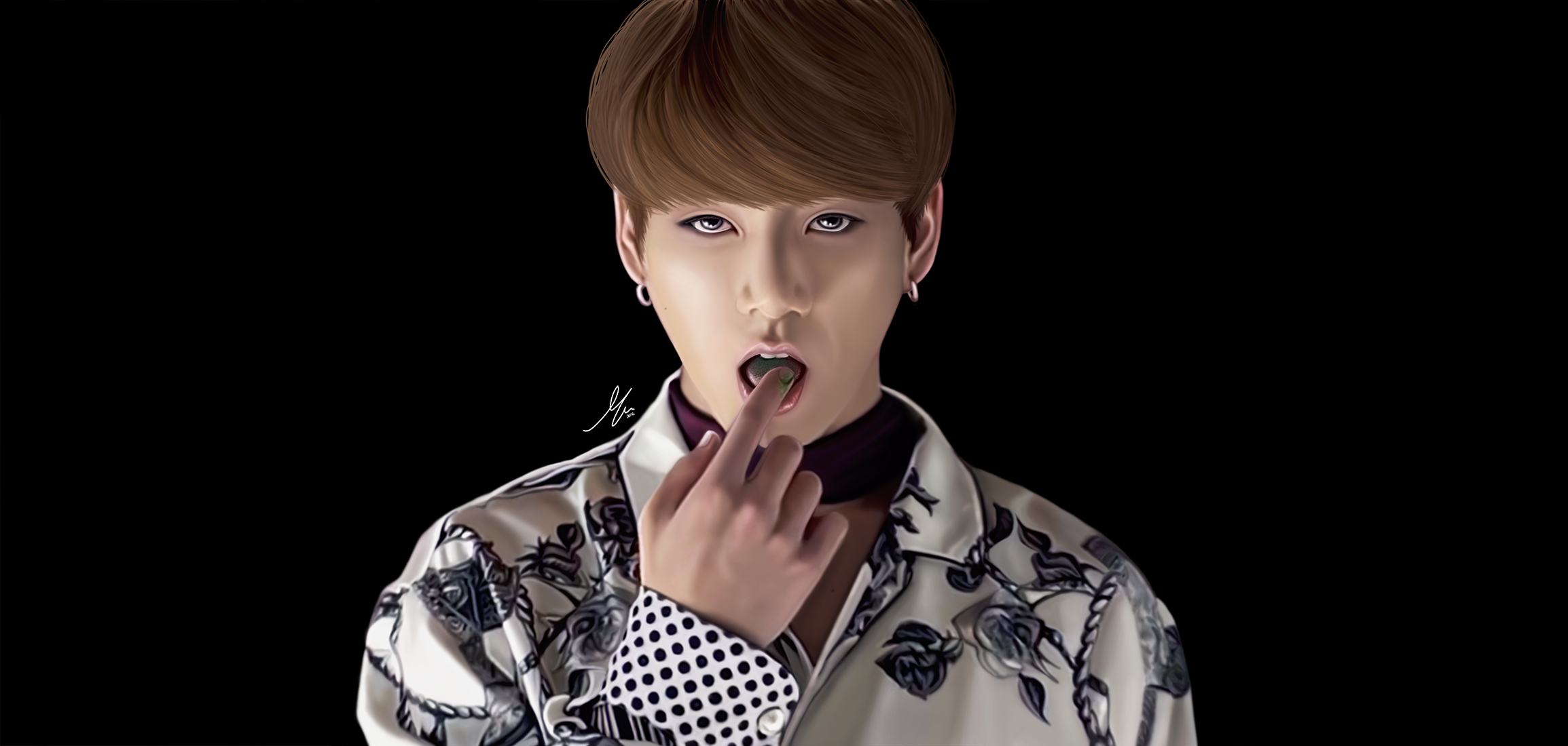 Blood Sweat And Tears Jungkook By G A B J O O N On Deviantart