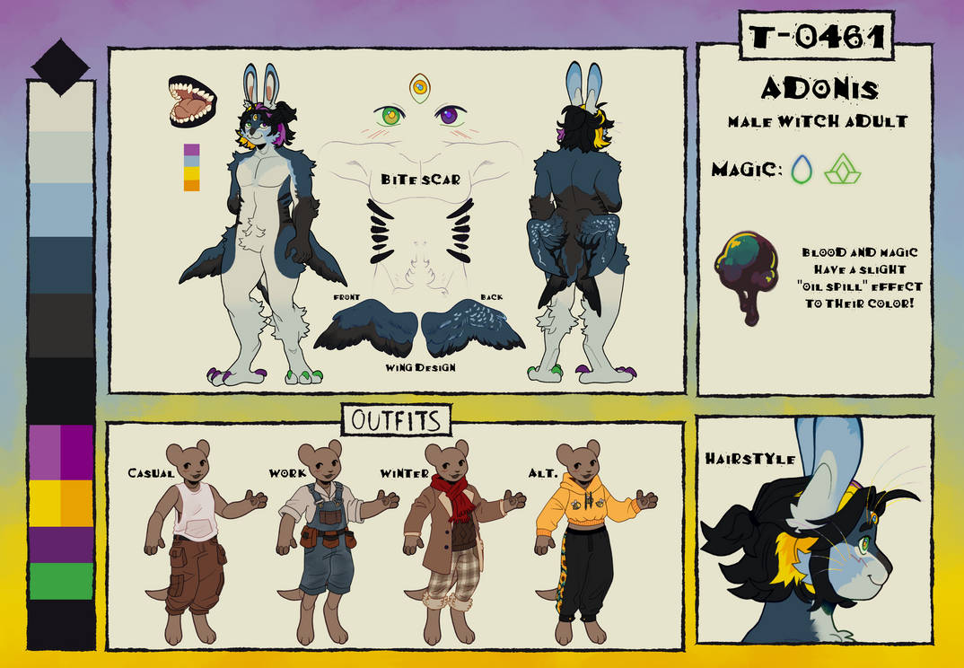 Adonis References Adonis Reference Sheet by Eggmcbaconboy on DeviantArt