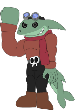Zombie shark pilot (pvz x miraculous crossover)