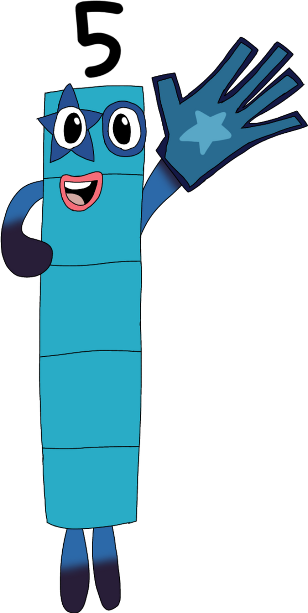 (Numberblocks) five by angrychenyu on DeviantArt