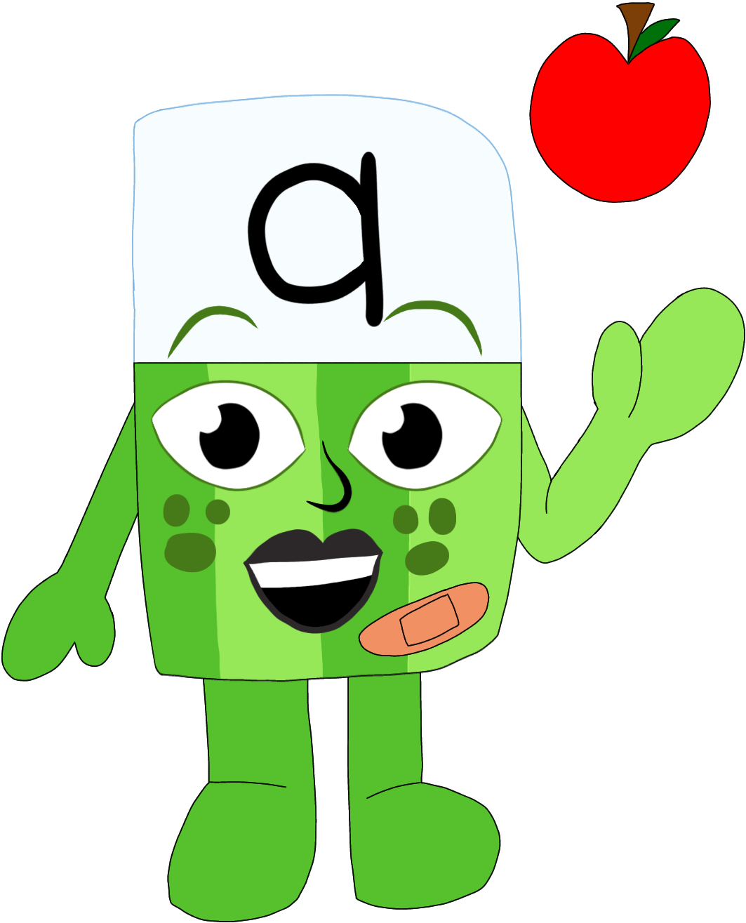 (Alphablocks) a by angrychenyu on DeviantArt