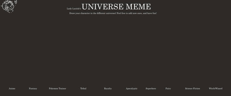 Lady Luciole's Universe Meme Templtate