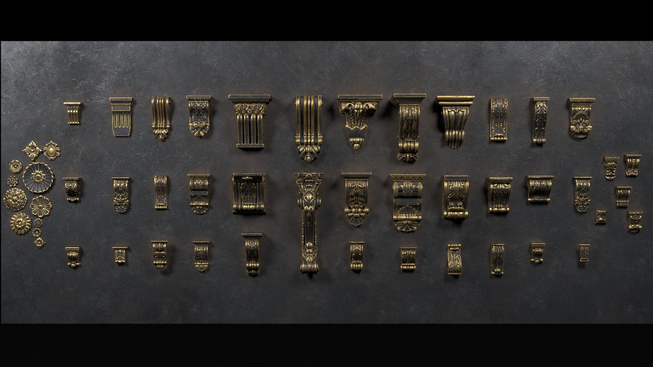 Classical Bracket Pattern Geometry Collection of classical brackets by mohussien0 on DeviantArt