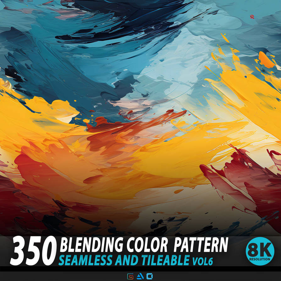 Blending Color Bitmap Graphics 350 Blending Color Pattern Collection | Vol6 | 8K by mohussien0 on ...