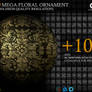 +1000 (Mega Pack) Floral Alpha Ornament