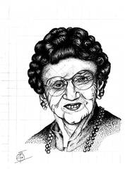 Pointilism- Grandmother