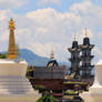 Stupa and Mosque