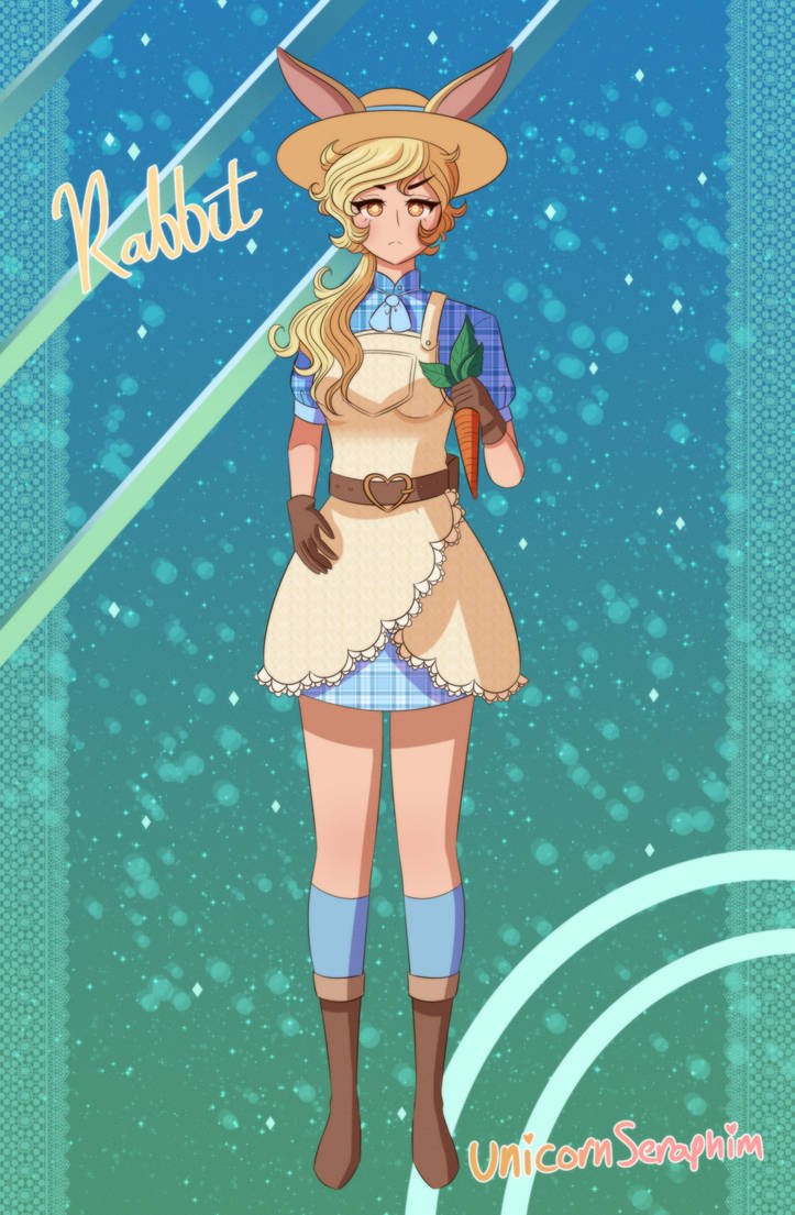 Rabbit - Moe Girl Version by UnicornSeraphim on DeviantArt