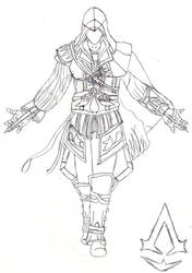 Ezio Quick Pen Drawing