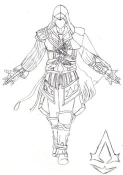 Ezio Quick Pen Drawing