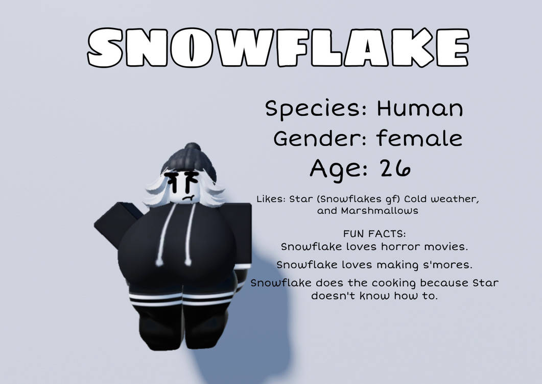 Snowflake reference sheet by Minty755 on DeviantArt