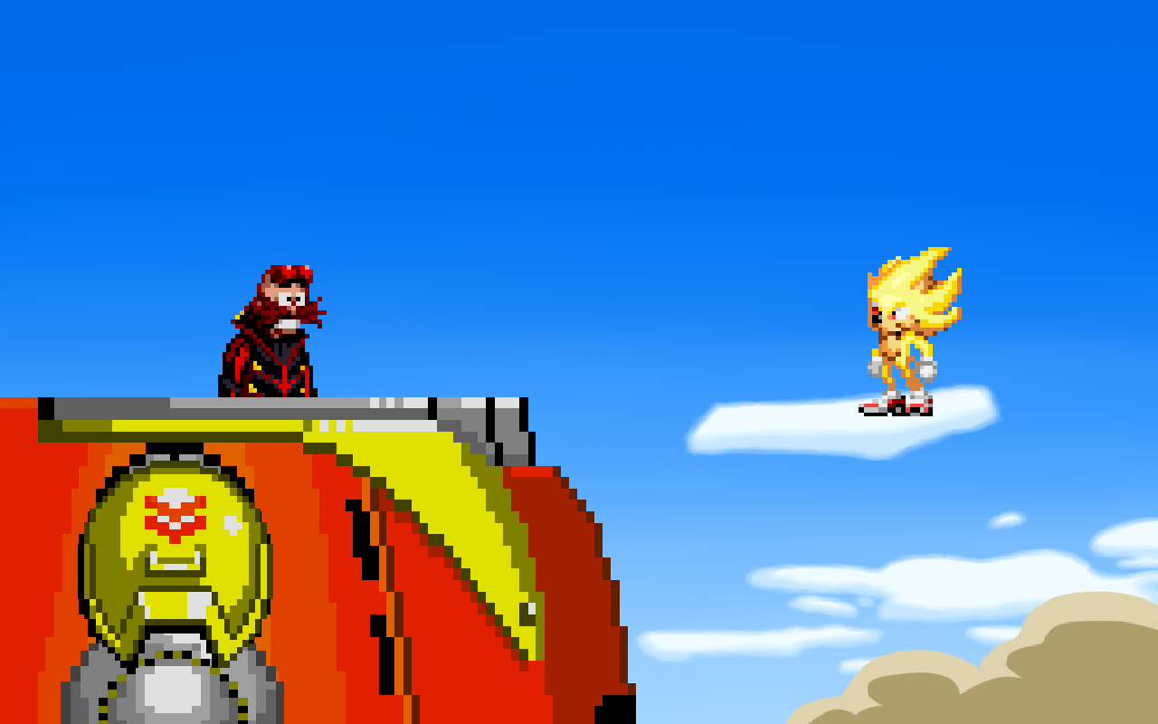 Sonic Vs Eggman Remake, Sprite Animation