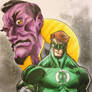 Hal Jordan and Sinestro Copics