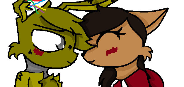 Springtrap x Me by MidnightDoesArt on DeviantArt