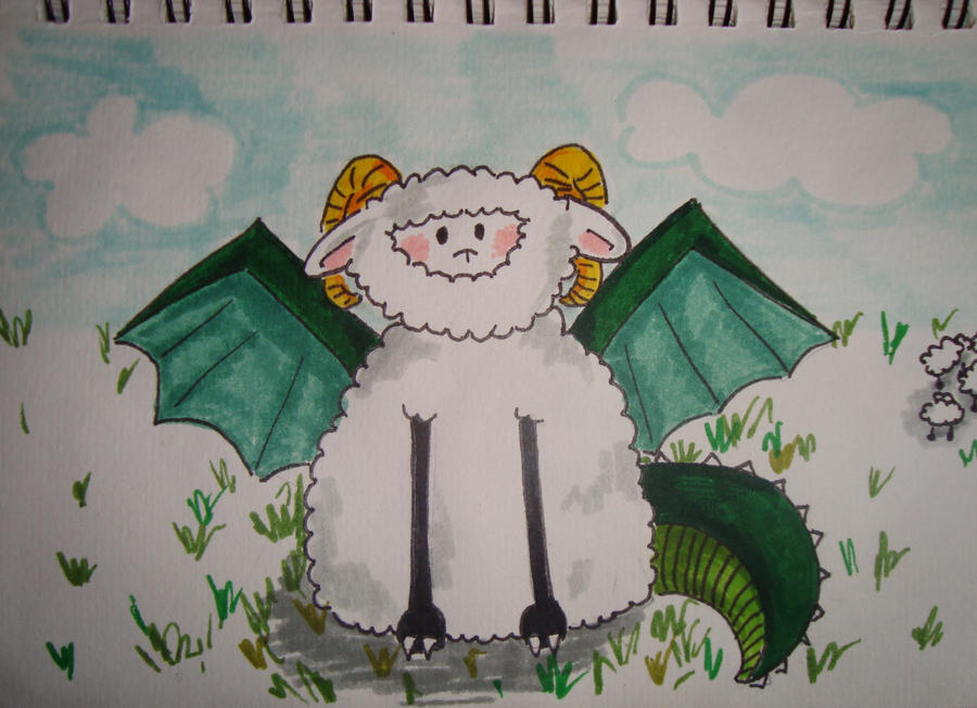 Lonely Dragon sheep :(