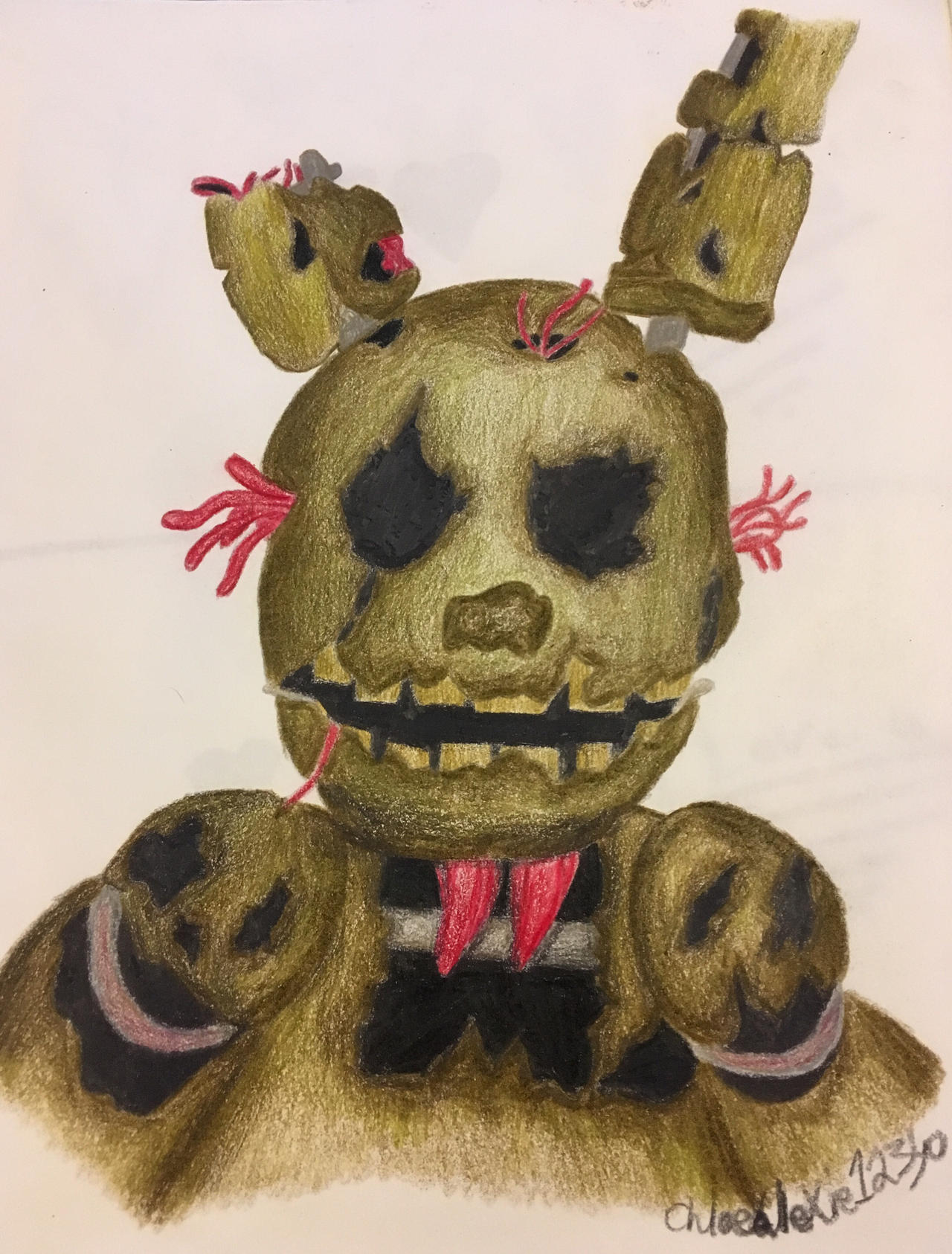 Springtrap by ChexLEXart on DeviantArt