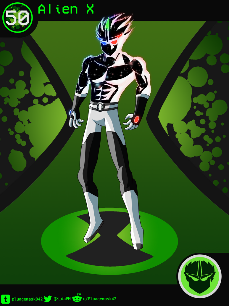 Ben 10 Reimagined aliens - Alien X, redrawn by Pluagemask042 on DeviantArt