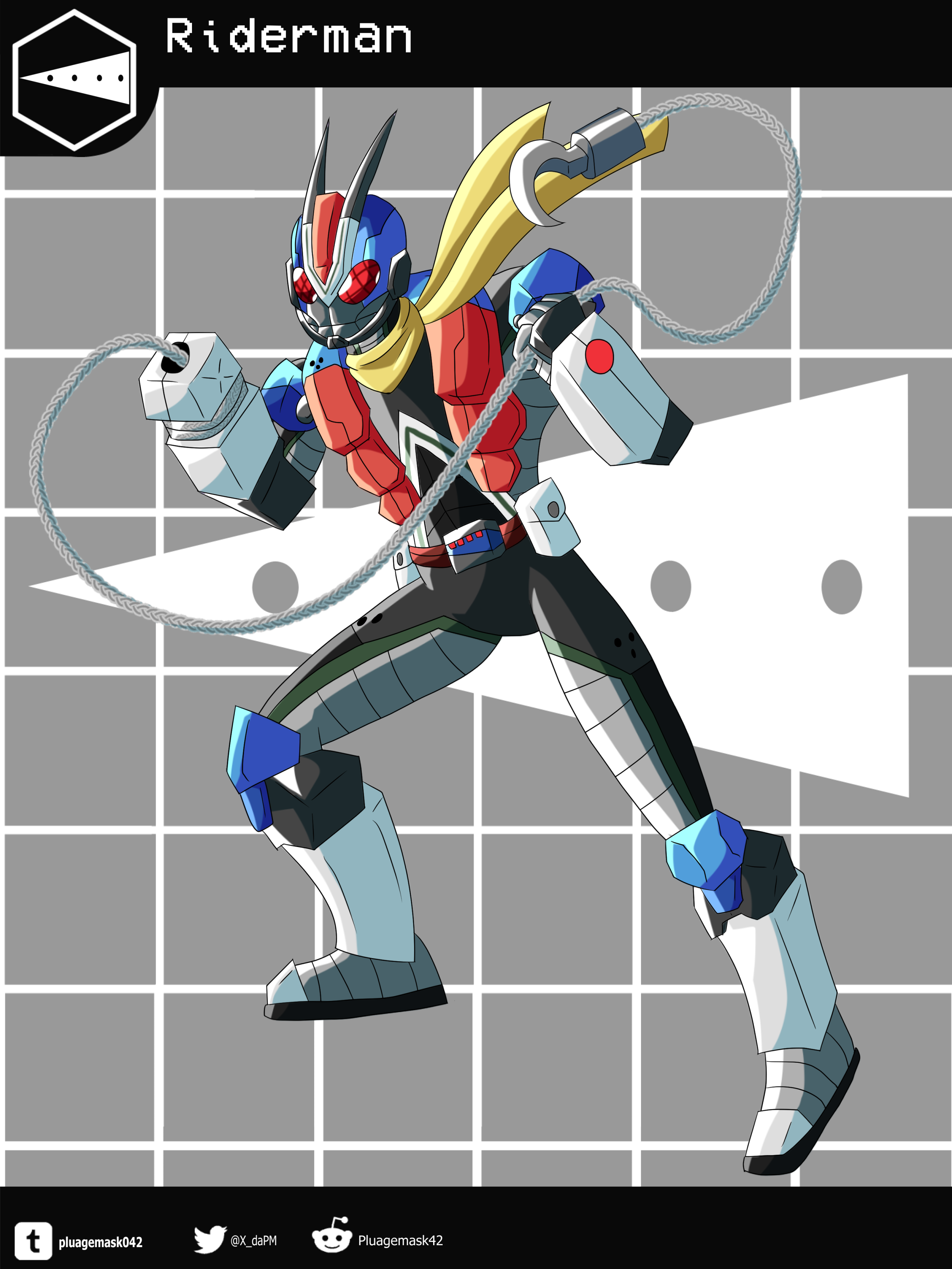 Kamen rider Reimagined- Riderman by Pluagemask042 on DeviantArt