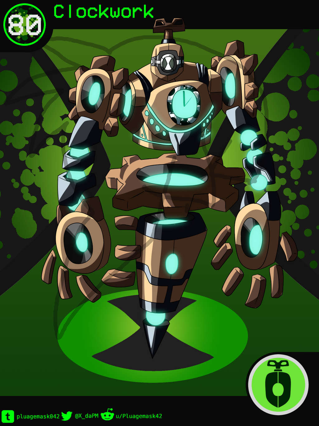 Ben 10 Redesigned Aliens - Clockwork by Pluagemask042 on DeviantArt