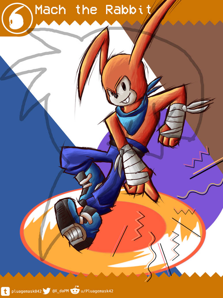 Sonic Burst - Mach the Rabbit by Pluagemask042 on DeviantArt