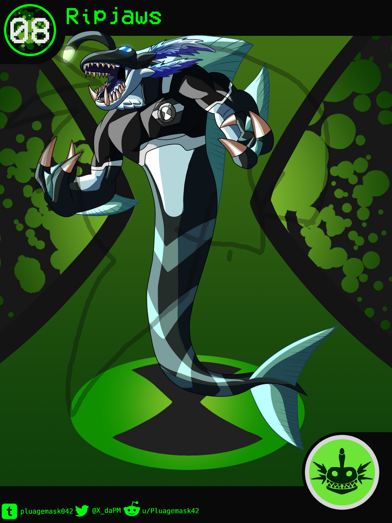 Ben 10 Re-Redesigned - Ripjaws by Pluagemask042 on DeviantArt