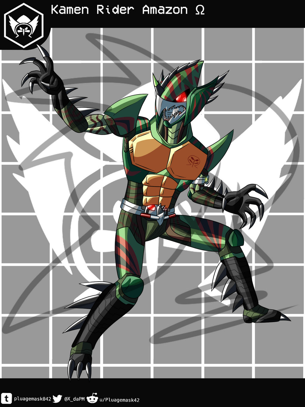 Kamen Re-Rider - Kamen Rider Amazon Omega by Pluagemask042 on DeviantArt