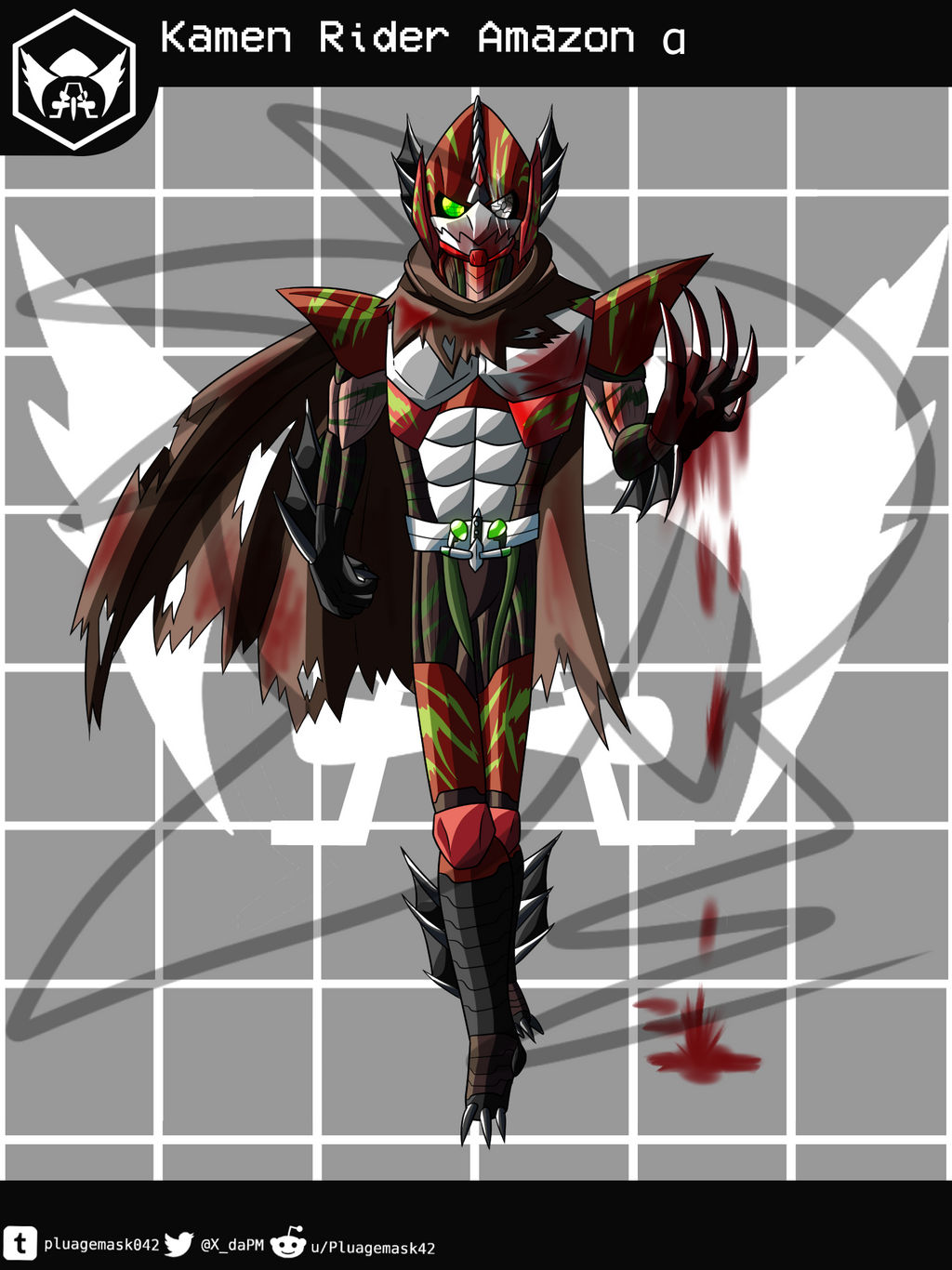 Re Rider Image Kamen Re-Rider - Kamen Rider Amazon Alpha by Pluagemask042 on DeviantArt