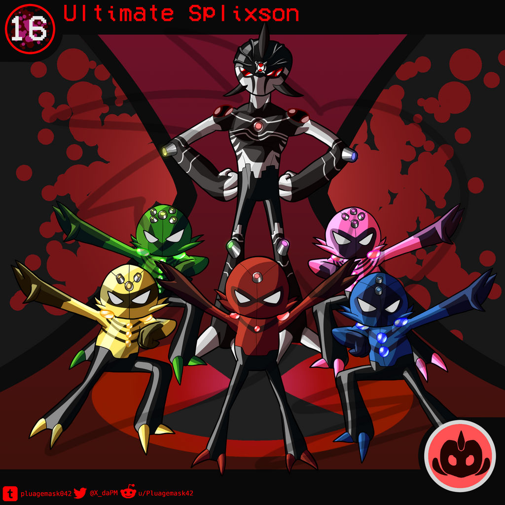 Ben 10 Albedo Aliens - Ultimate Splixson by Pluagemask042 on DeviantArt