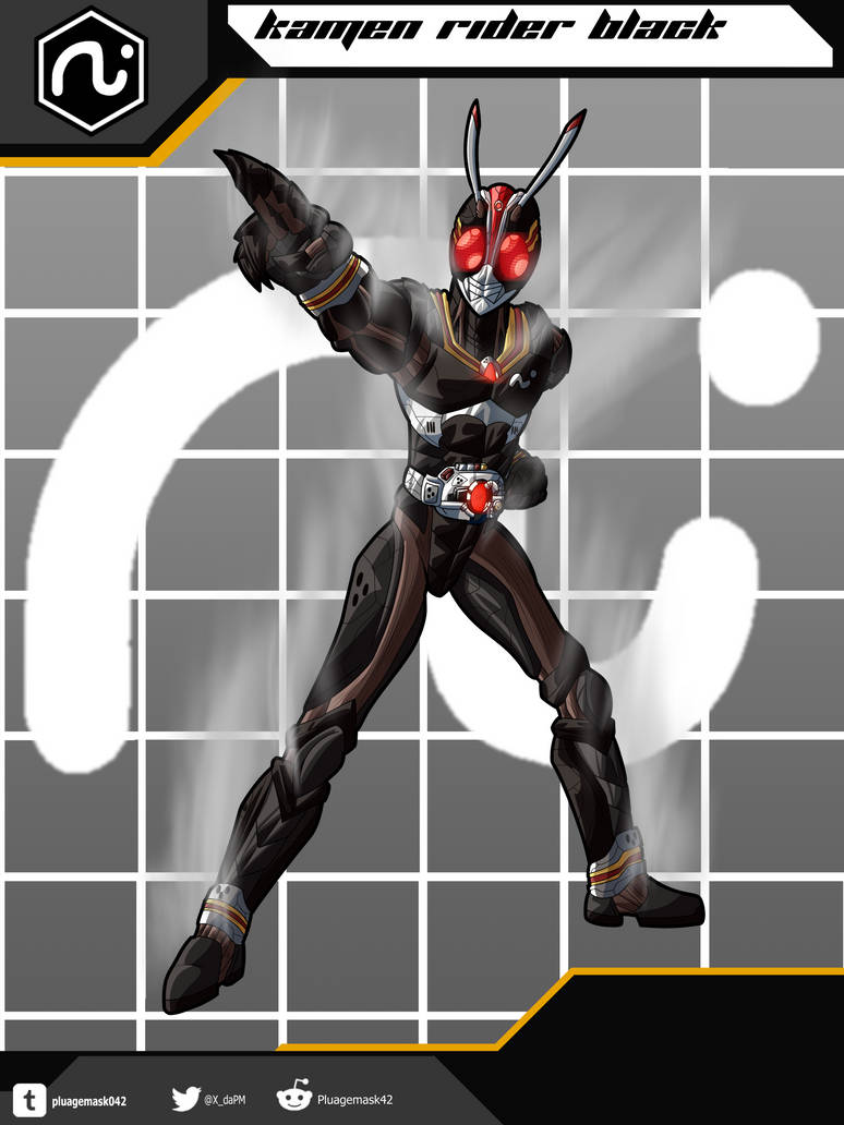 Kamen Re-Rider - Kamen Rider Black by Pluagemask042 on DeviantArt