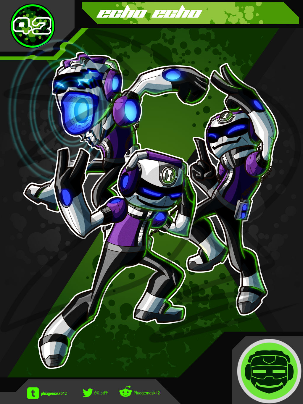 Ben 10 Re-Redesigned - Echo Echo by Minx4321 on DeviantArt