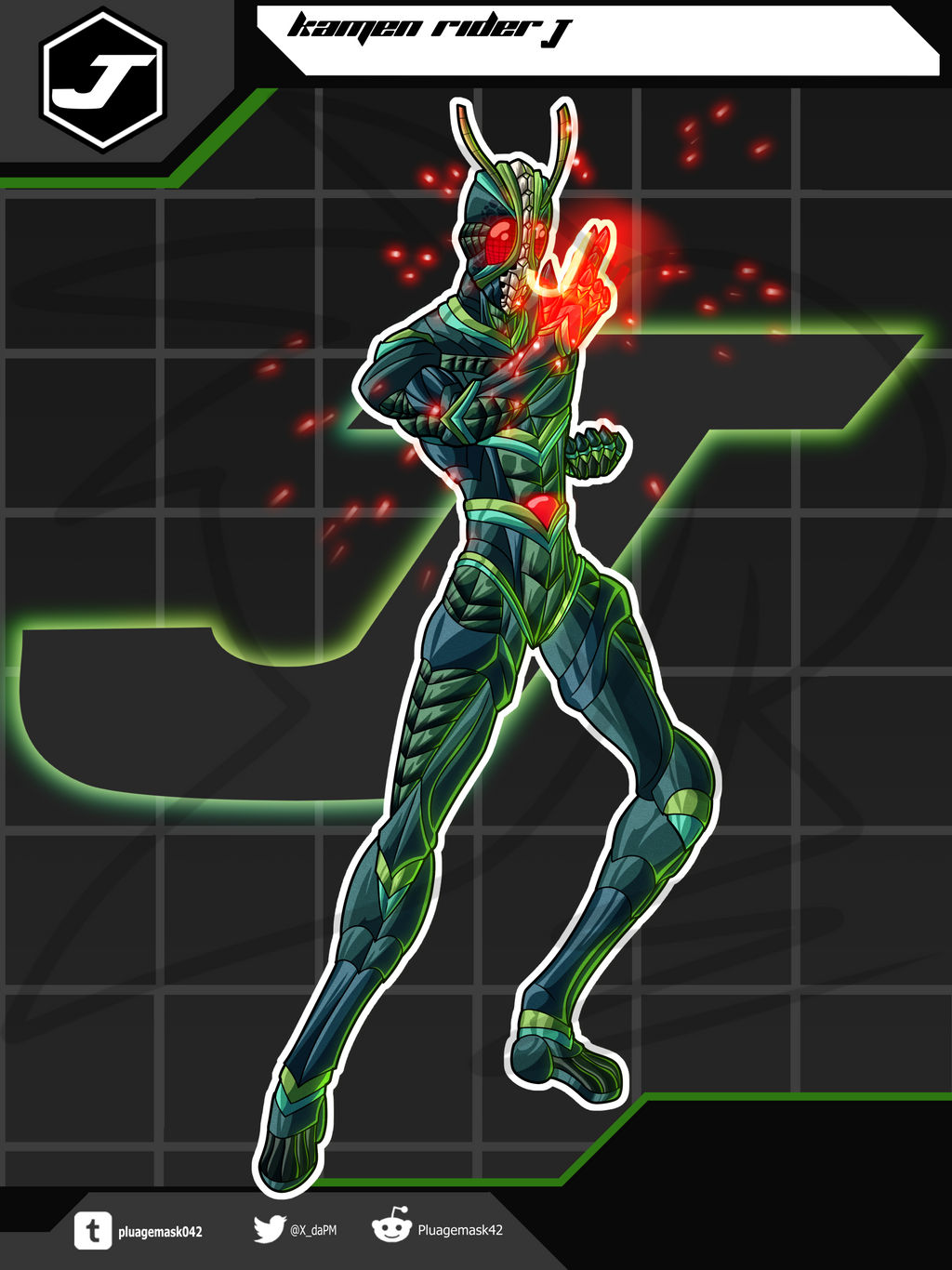 Kamen Re-Rider - Kamen Rider J by Pluagemask042 on DeviantArt