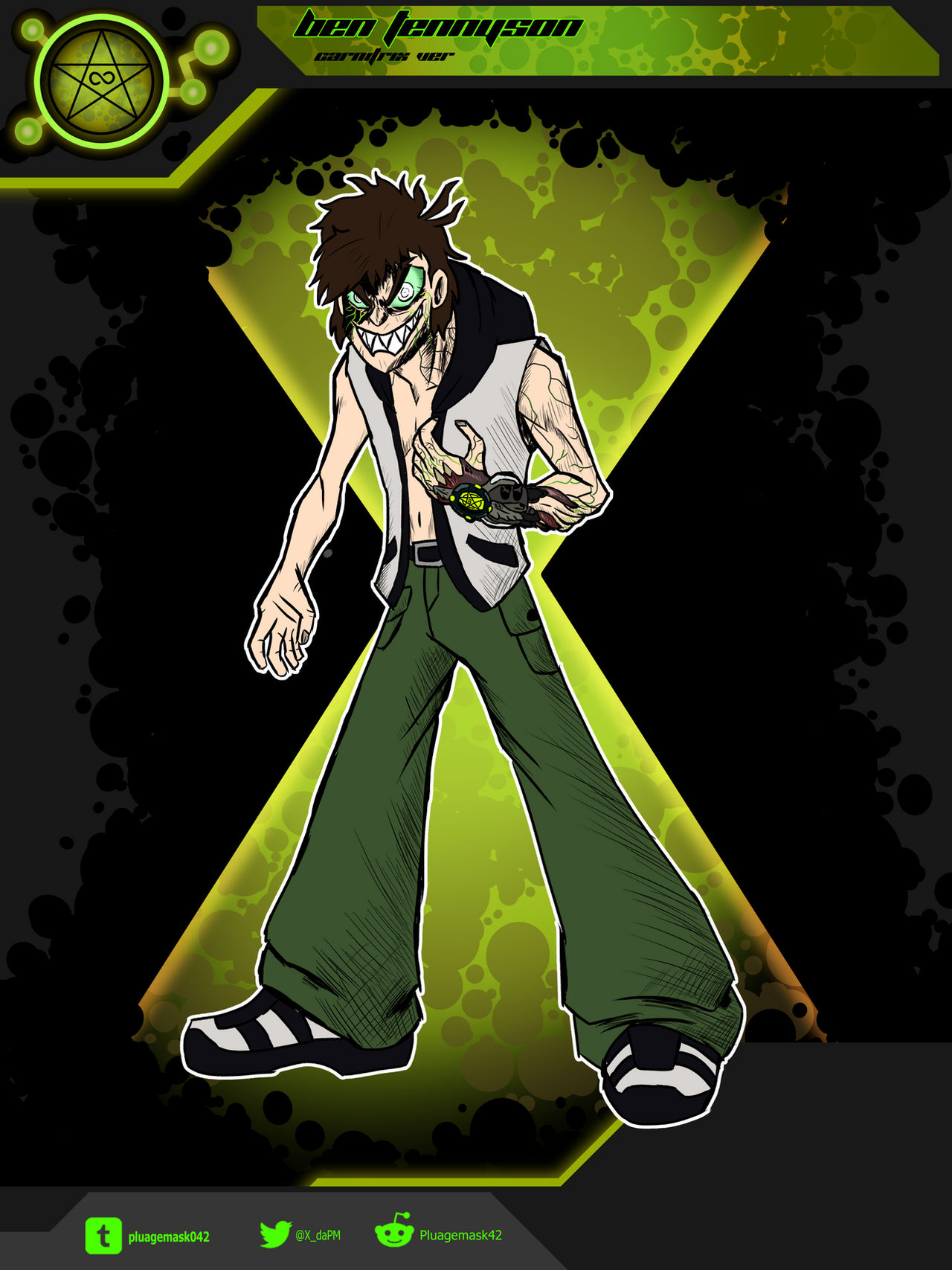 Ben 10 AU - Carnitrix ben redesign by Pluagemask042 on DeviantArt