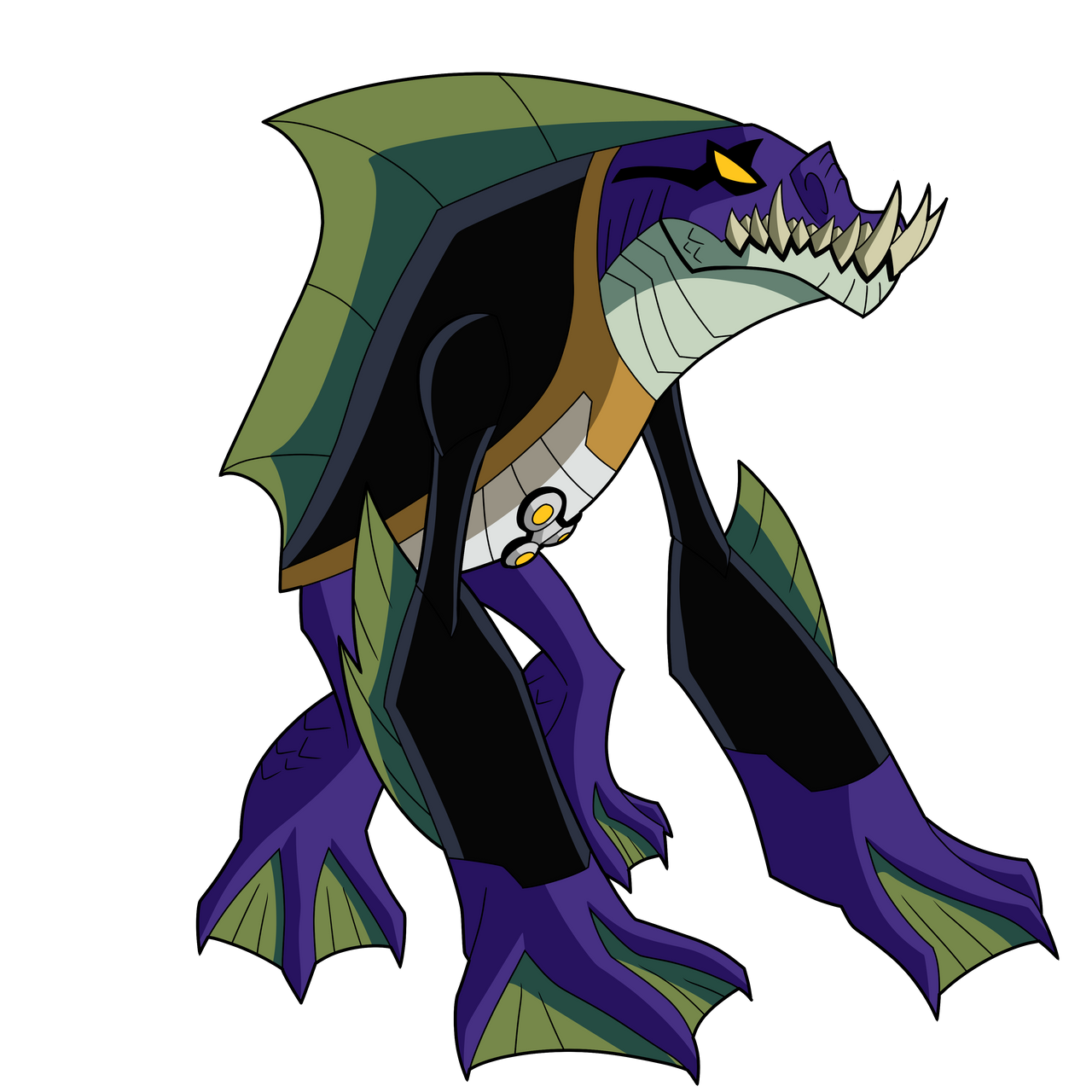 Prototype Ben 10 - Razorjaws OV by Pluagemask042 on DeviantArt
