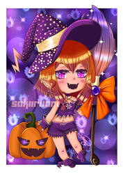 Pumpkin witch