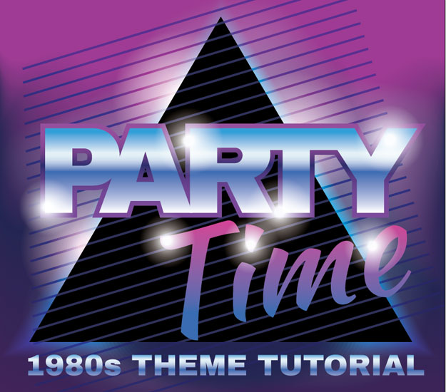 80's Style Flyer Tutorial