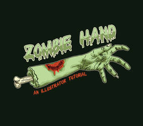 How to draw a spooky Zombie Hand in Illustrator